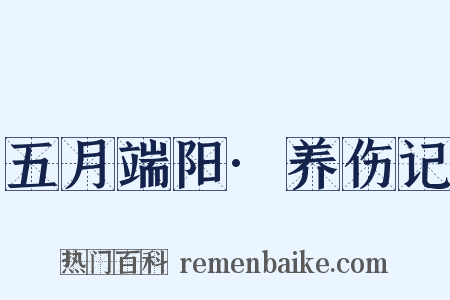 五月端阳·养伤记是什么意思的图片